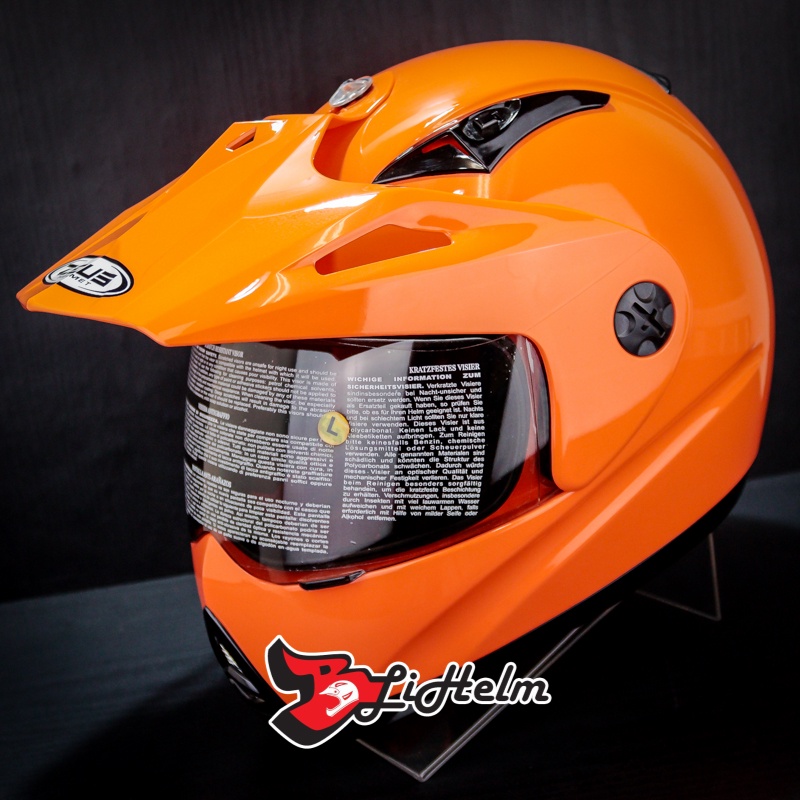ZEUS HELM ZS2100 B SOLID | ORANGE | ZS-2100 B