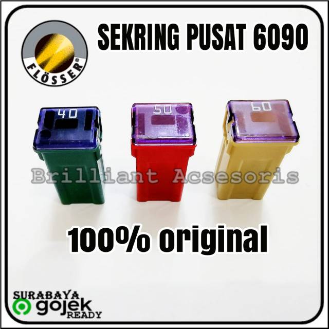 Sekring Fuse Pusat - FLOSSER ORIGINAL - 6089 / 6048 / 6090 / 6050