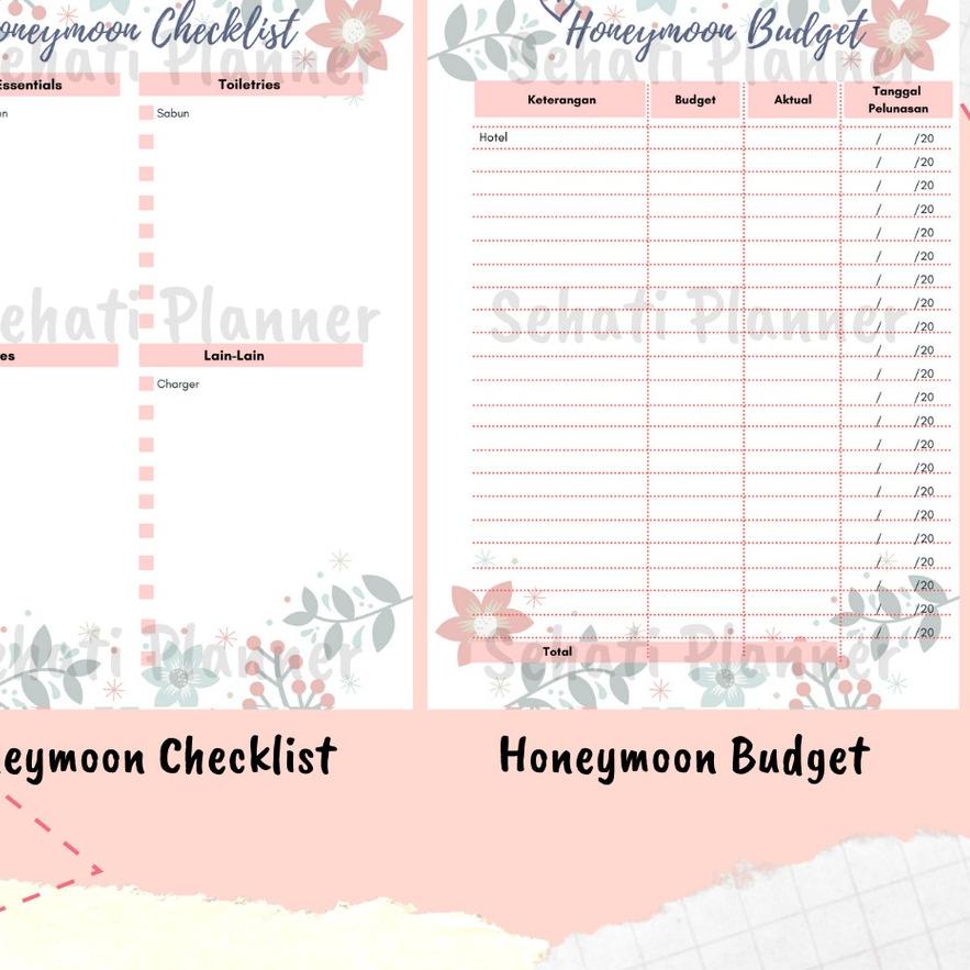 Update - Wedding Planner / Kertas Binder Loose Leaf A5 & B5 / Sehati Planner ~