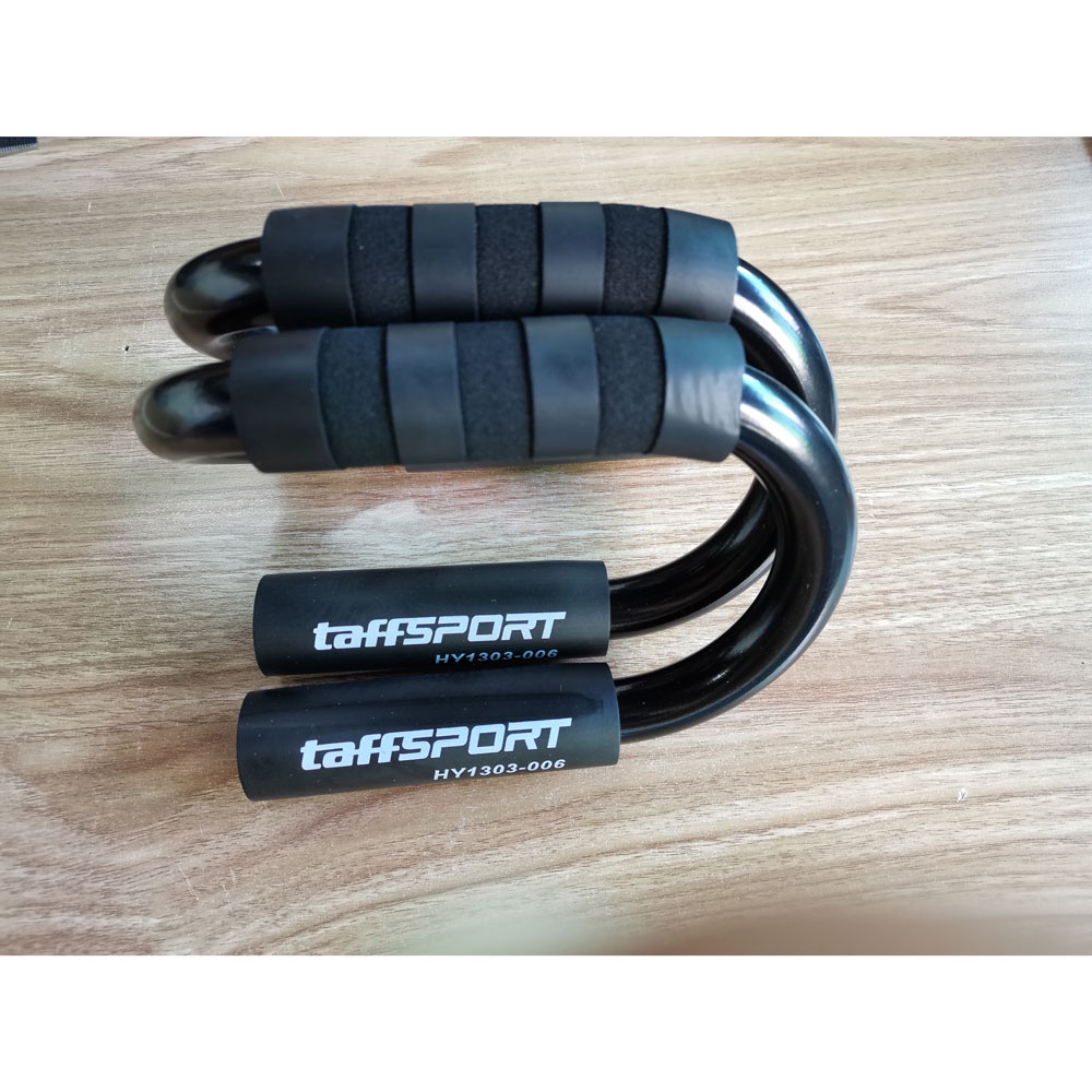 Handle Push Up Model S Gym Outdoor Murah - Hitam