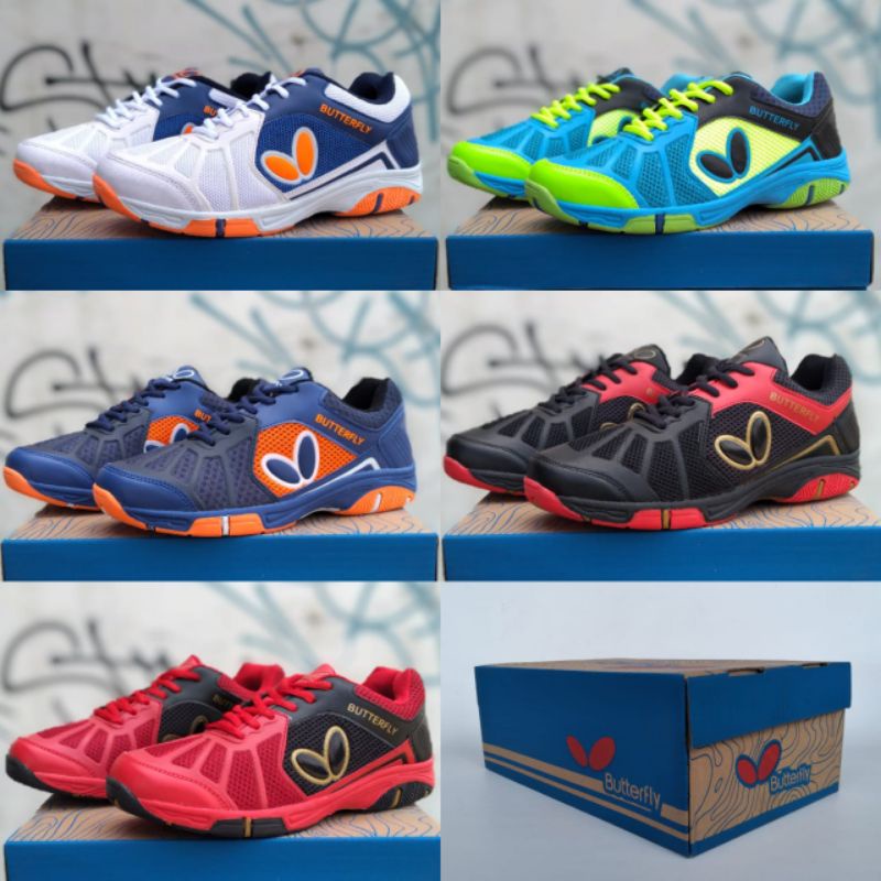 sepatu batterfly sepatu badminton sepatu pimpong sepatu tenis voly