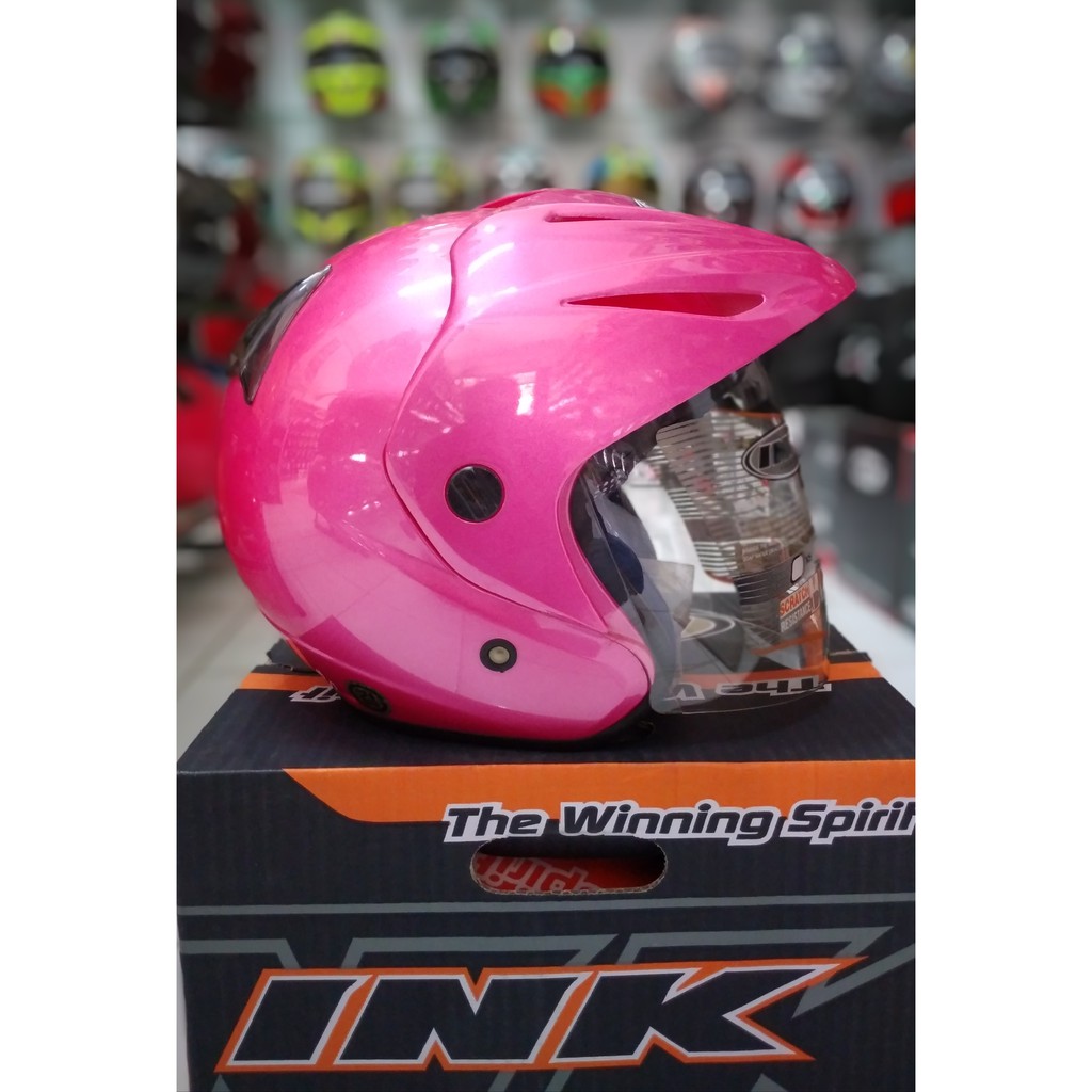 INK HELM CX22 ORIGINALPOLOS  PINK_HELM INK TOPI ASLI NO KW KW