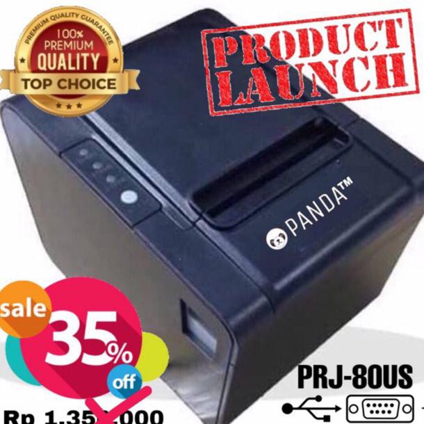 

POS MINI PRINTER KASIR 80 MM THERMAL PANDA PRJ-80US USB-SERIAL-AUTO CUTTER 250MM PER DETIK