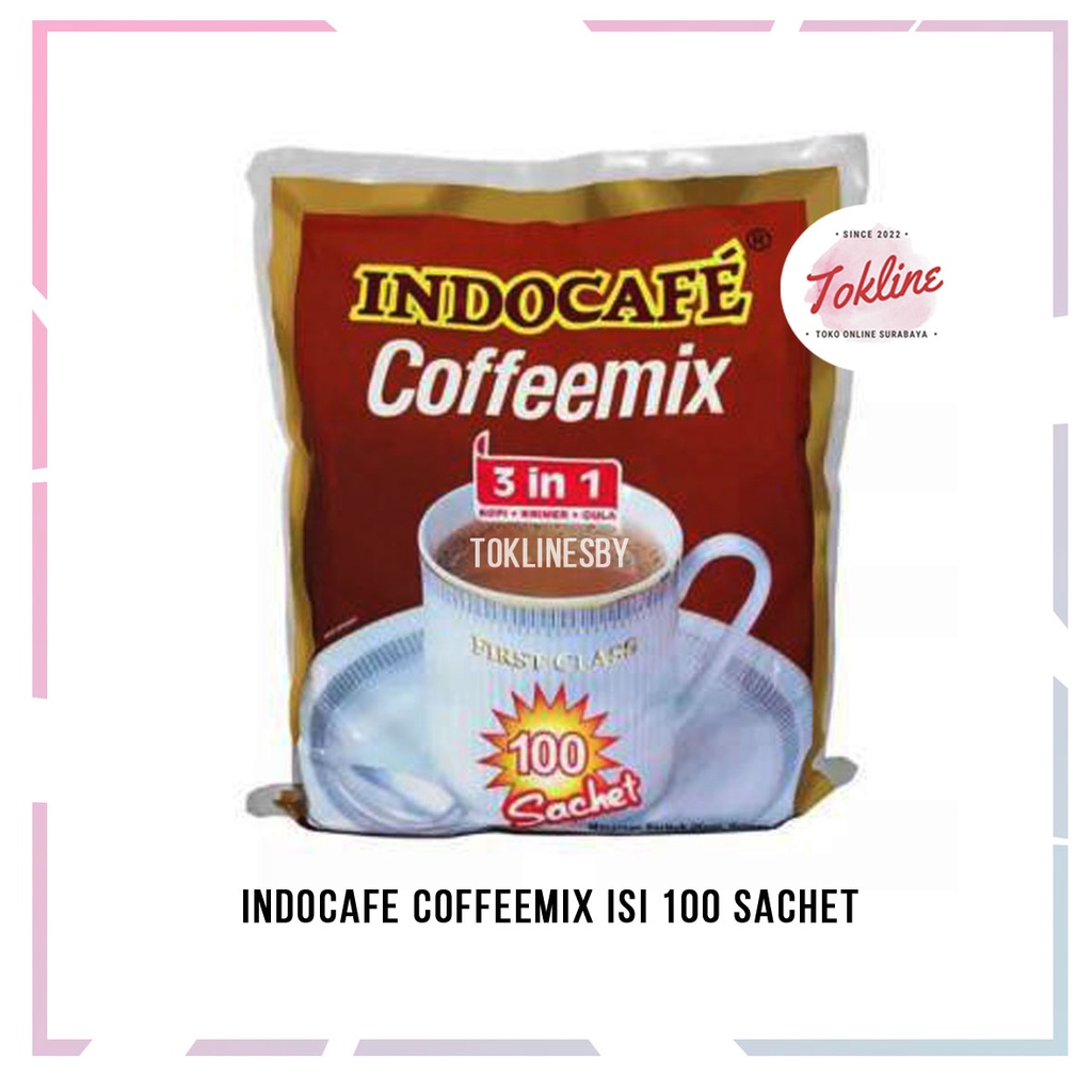 

INDOCAFE COFFEE MIX ISI 100 SACHET KOPI BUBUK 3 IN 1