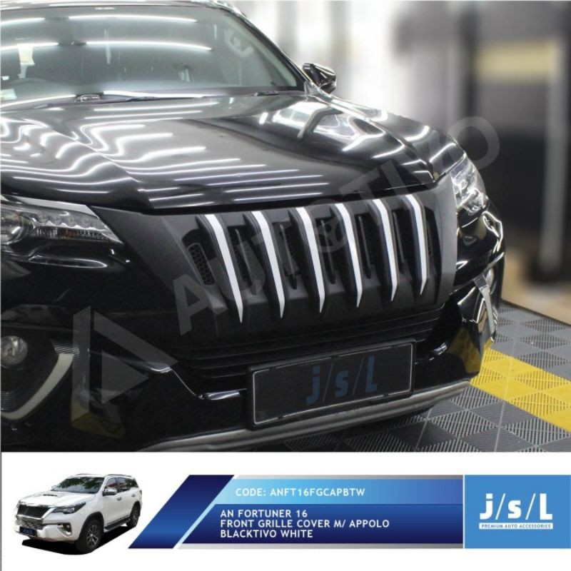JSL Appolo Grill Depan All New Fortuner 2016 Front Grille Black White