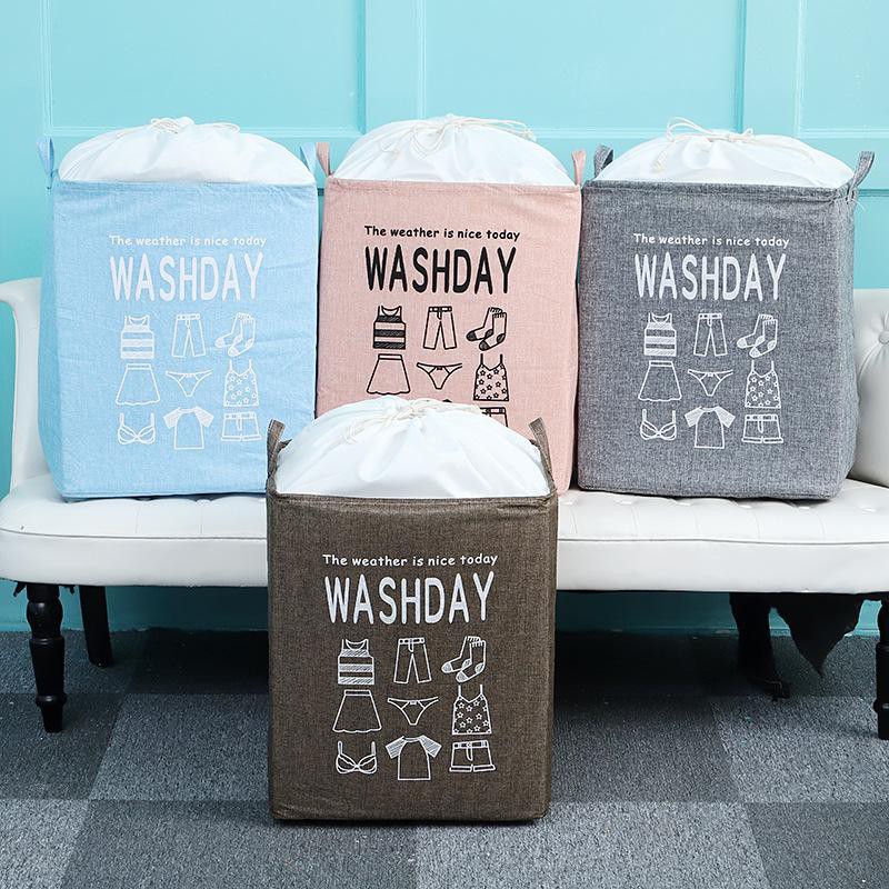 Tas Laundry Bag WashDay Keranjang Cuci Baju Multifungsi