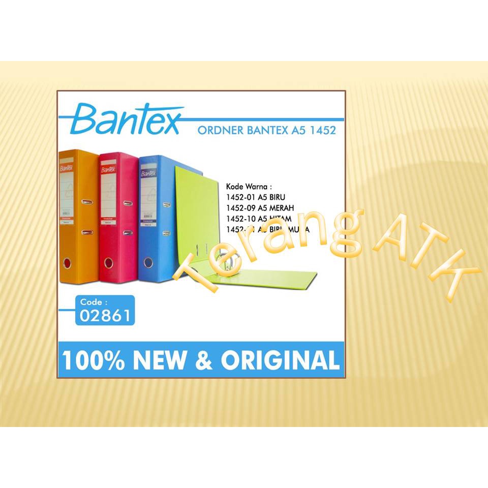 

Ordner Plastik Bantex 1452 Kwitansi