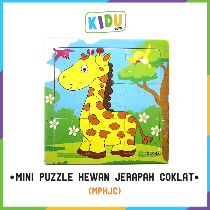 Mainan Kayu Edukasi Anak Puzzle Hewan / Mini Puzzle Hewan