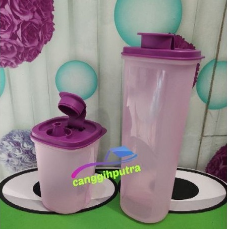 botol kecap ezy pour ungu tuperware set ( 2)