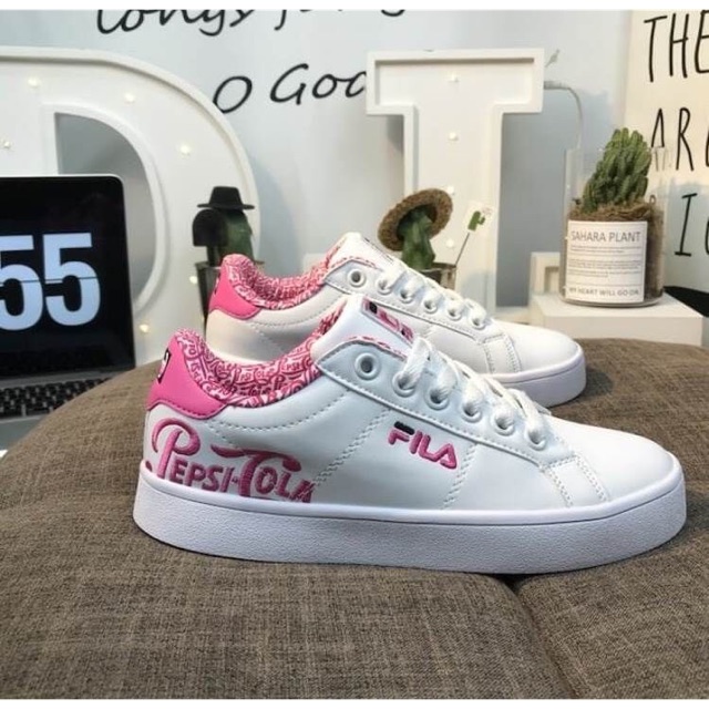 

Fila Pepsi Cola white pink