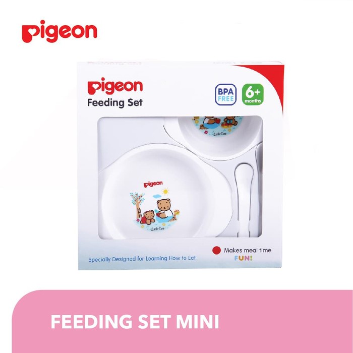 PIGEON Feeding Set Mini | Perlengkapan Makan Bayi