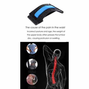 Alat Terapi Punggung Lumbar Spinal Support Waist Relax / Alat Terapi Punggung Bungkuk Alat Terapi Sakit Punggung /Terapi Punggung Saraf Kejepit Alat Bantu Terapi Koreksi Tulang Punggung Sandaran Lumbar Spinal Support Terapi Sakit pinggang dan Pegal Tulang