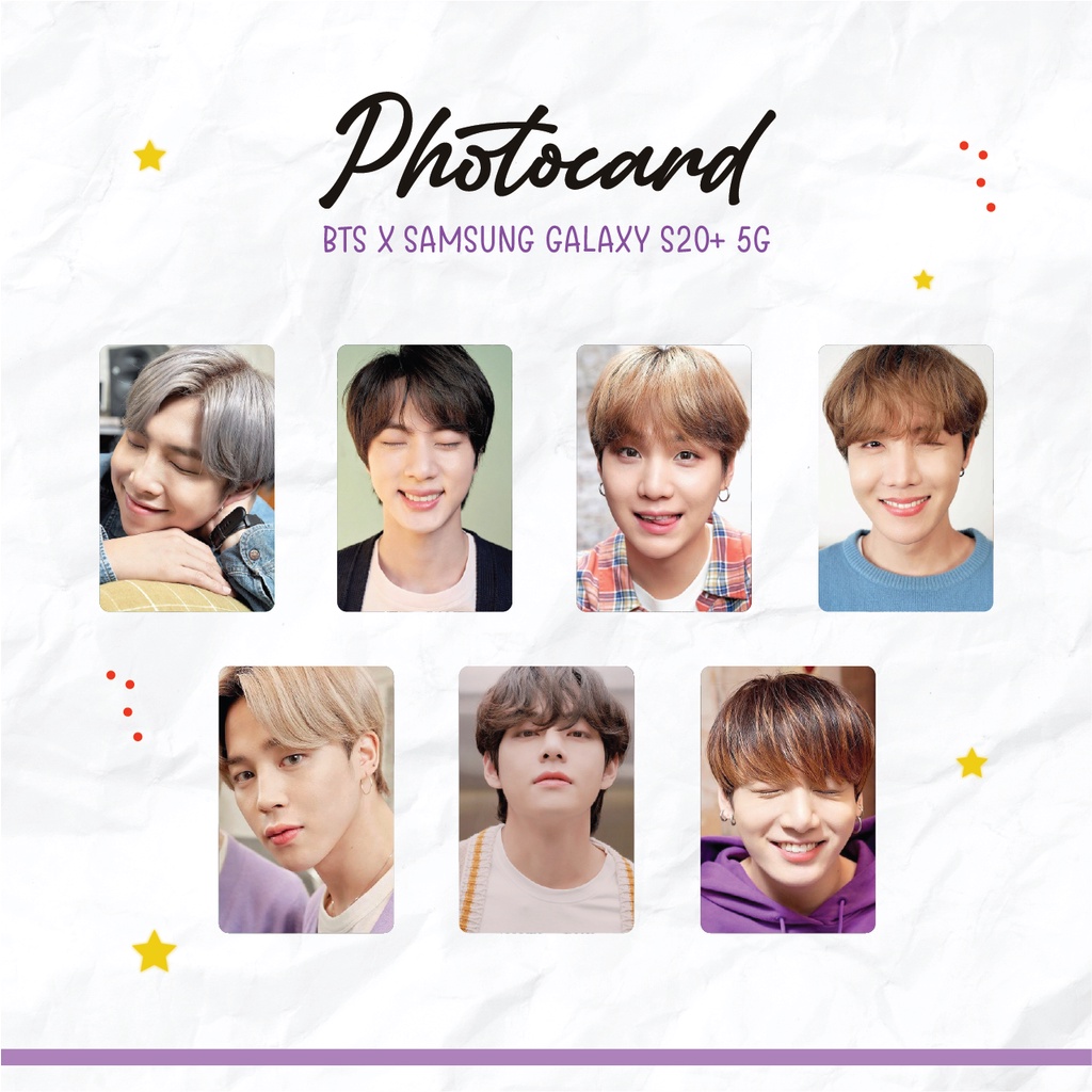 [UNOFFICIAL] Photocard BTS x SAMSUNG GALAXY S20+