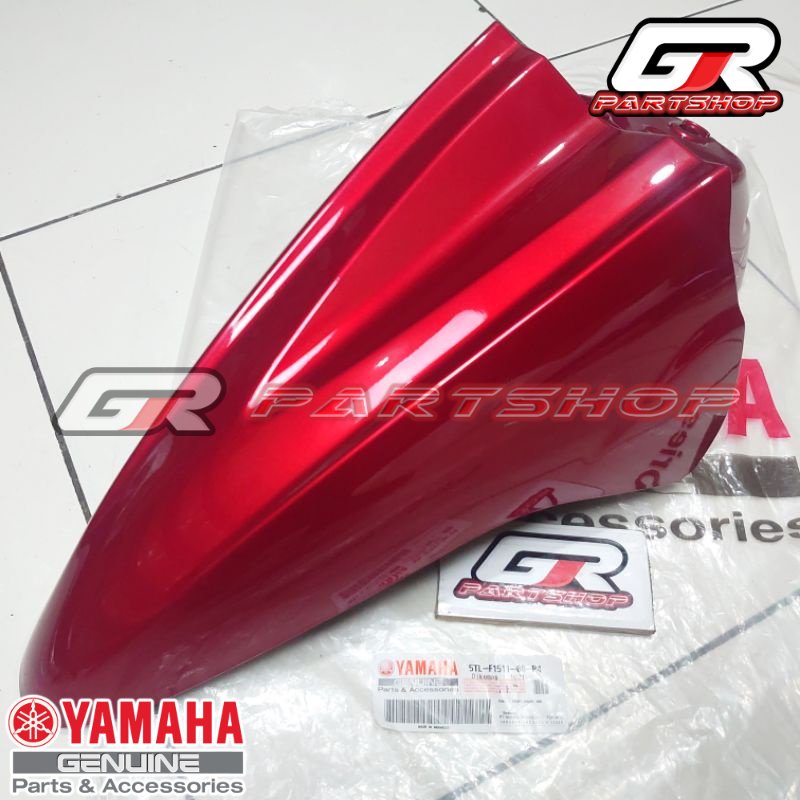 spakbor depan mio sporty 5TL merah maroon ori ygp original yamaha slebor fender front original yamaha merah marun maron