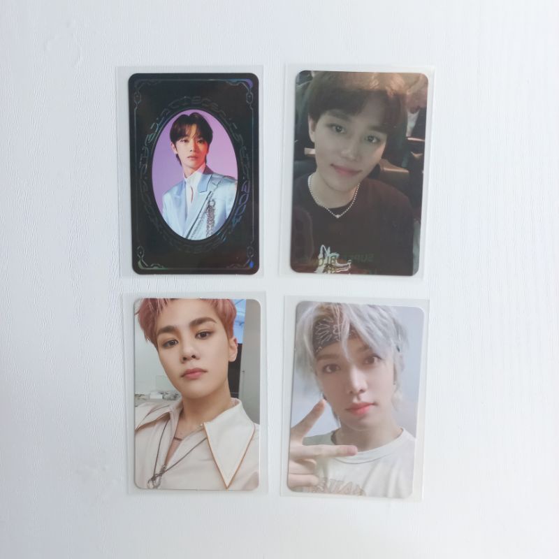 PC Photocard Kun totms, Taeil kihno superhuman, Yuta neozone and YB Sungchan yearbook