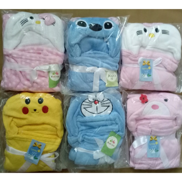 Selimut Bayi.. Selimut kepala bayi.. Topi bayi.. Topi selimut bayi murah