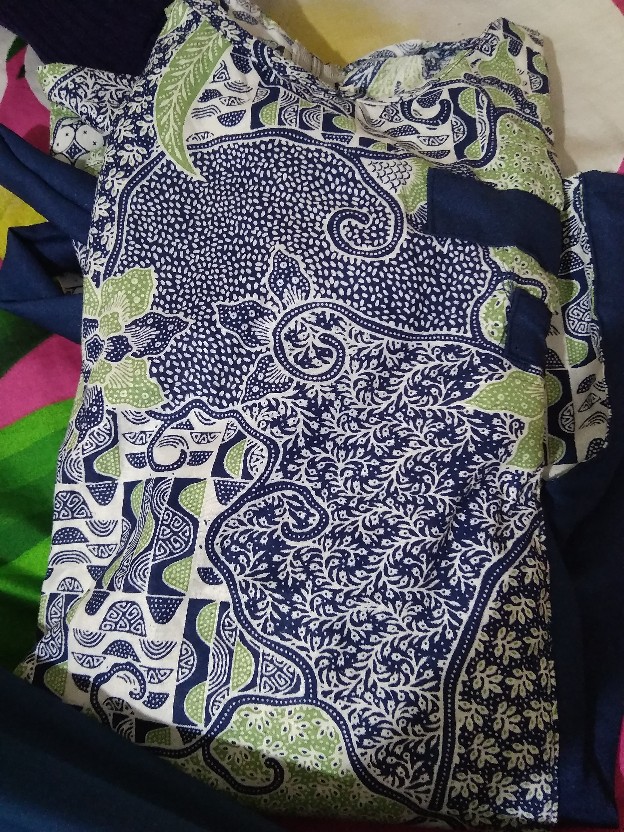 Atasan Batik Wanita Dolby Dolbi Dobby Doby Tenun Sutra Halus Best Seragam