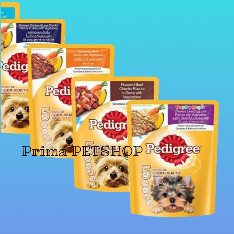 PEDIGREE POUCH 80g MAKANAN ANJING