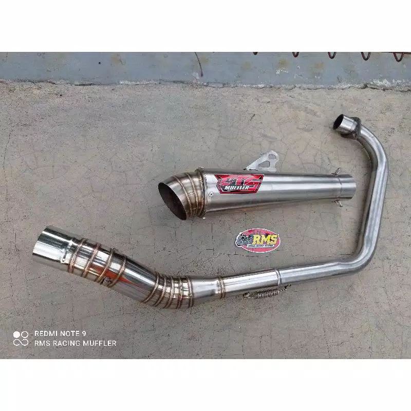 knalpot Cts Muffler leher semian tiger megapro cb