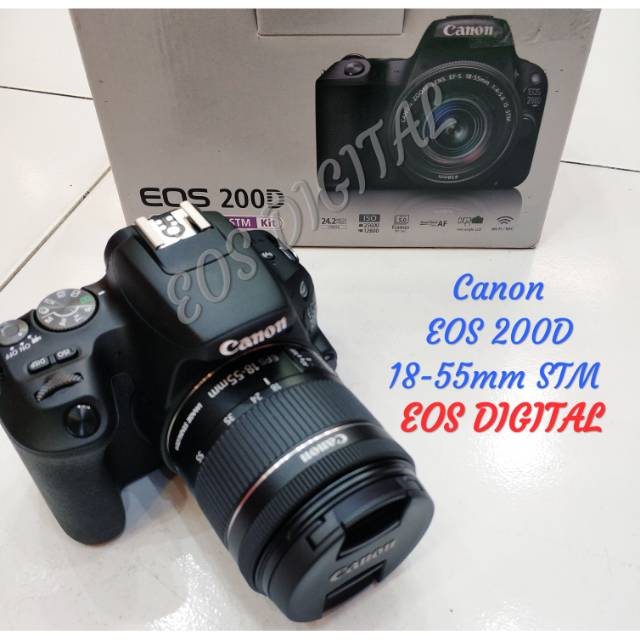 CAMERA CANON EOS 200D Kit 18-55mm STM (BARU)