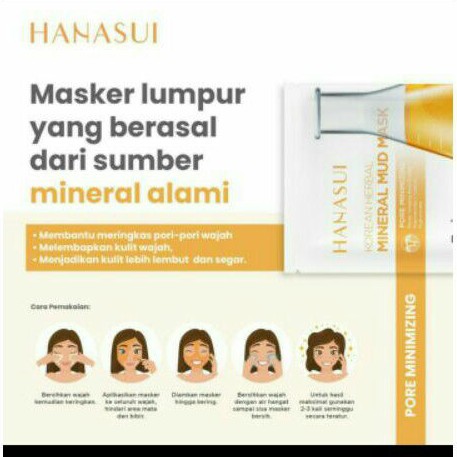 Hanasui Mineral Mud Mask Asian Heritage|Masker Wajah|Hanasui Masker Lumpur