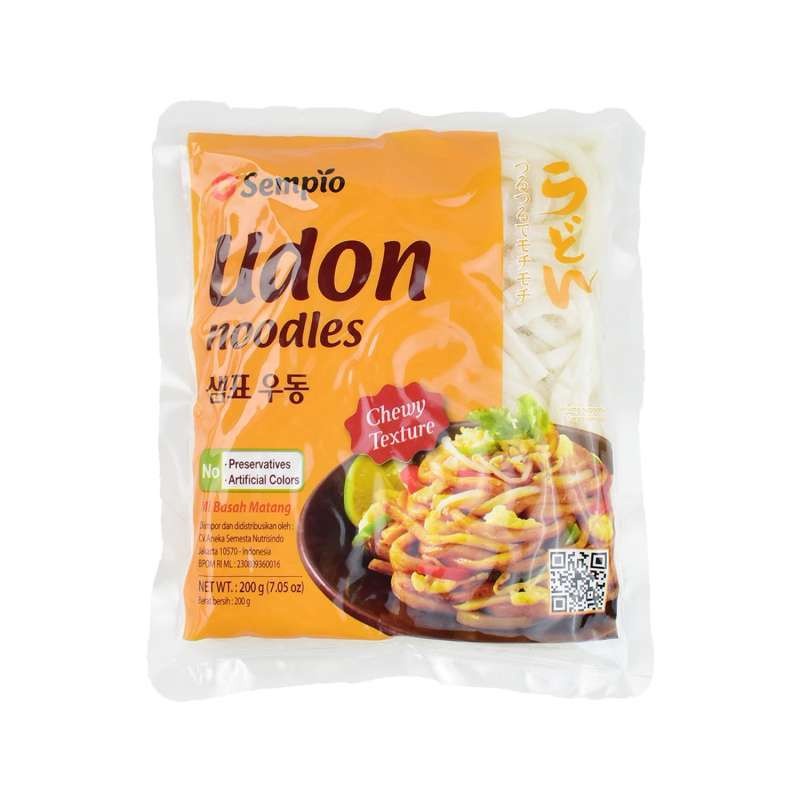 

Sempio Udon Noodles 200gr - Mie Basah Jepang Korea Matang - Chewy Fresh Noodle