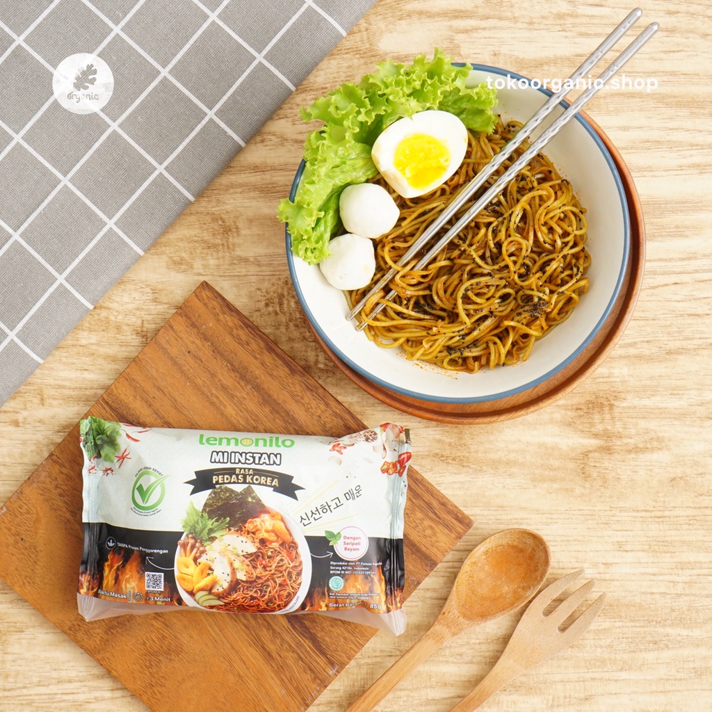 

Lemonilo Mie Instan Rasa Korea Pedas 85gr