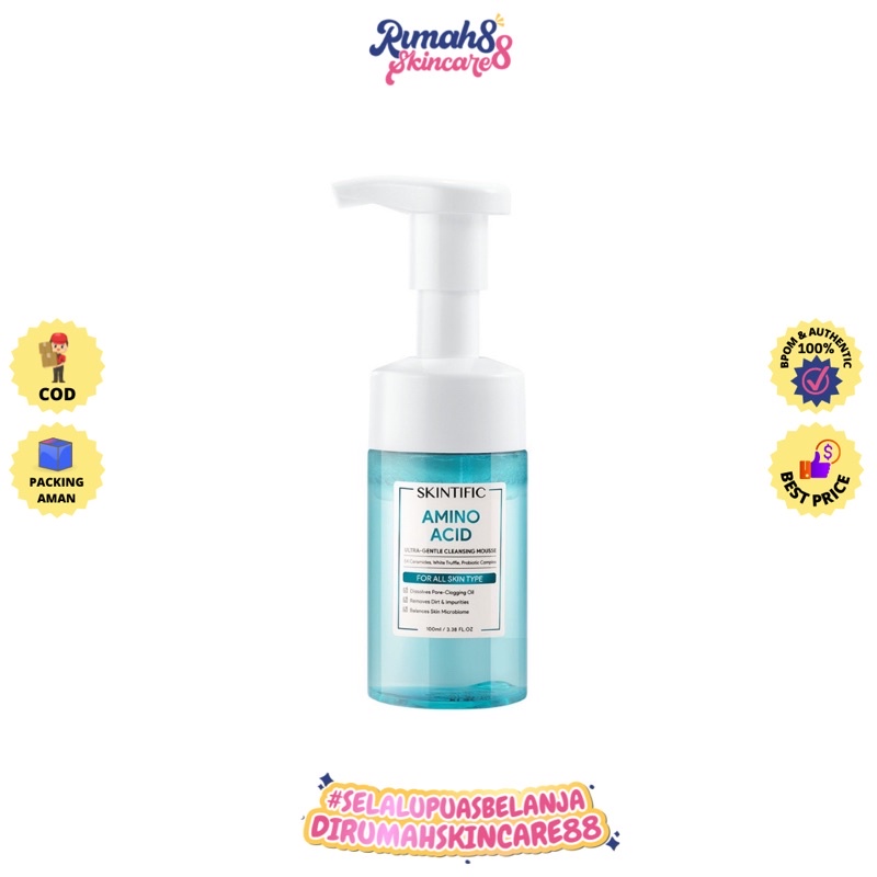 SKINTIFIC Amino Acid Ultra Gentle Cleansing Mousse 100ml