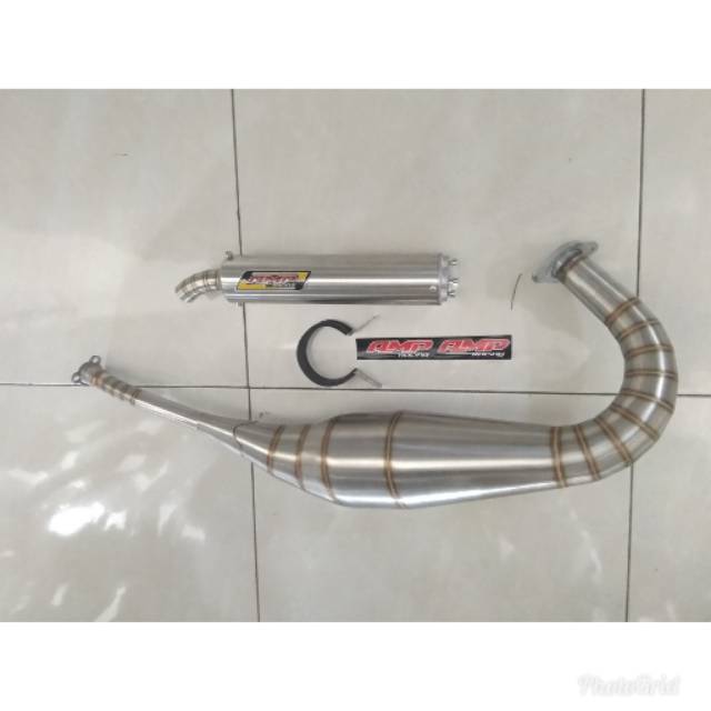 Knalpot racing Suzuki RGR 150 full Stainless steel