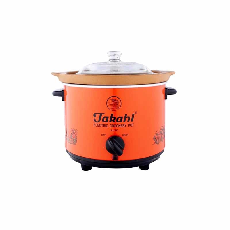 Makassar - Takahi Slow Cooker Crockery Pot (Premium Series) 1.2 L + Palet Kayu/Baby Food Maker MPASI