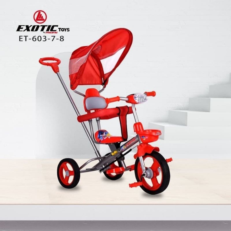 SEPEDA TRICYCLE (RODA TIGA) EXOTIC Sepeda Exotic Roda Tiga ET-603-7-8
