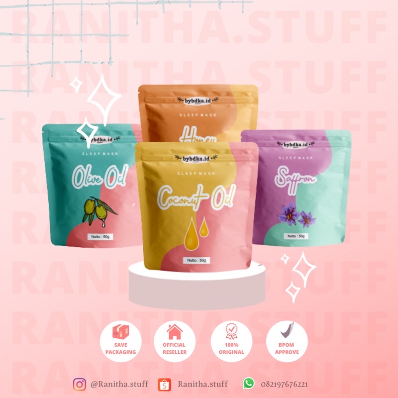 Bybdka.id Sleeping Mask Viral Tiktok BPOM