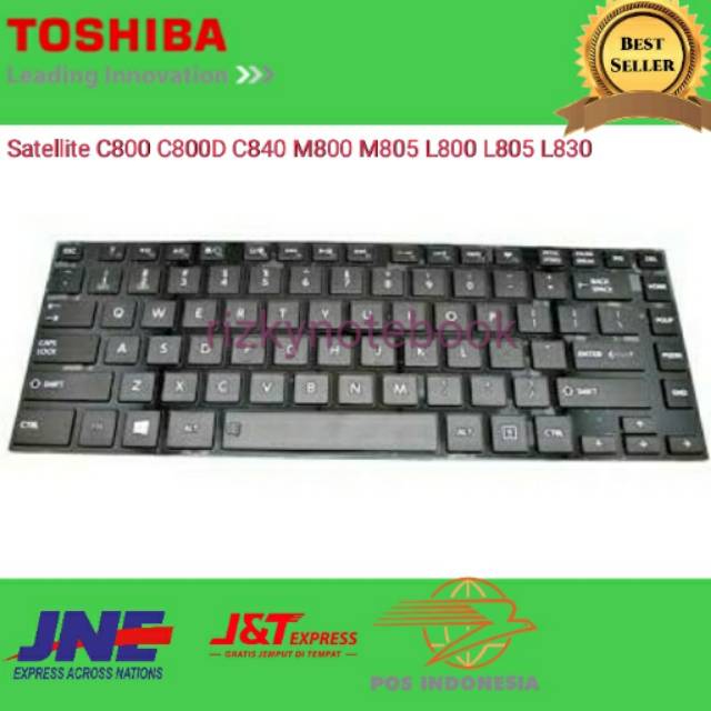 Keyboard Toshiba Satellite C800 C800D C840 M800 M805 L800 L805 L830