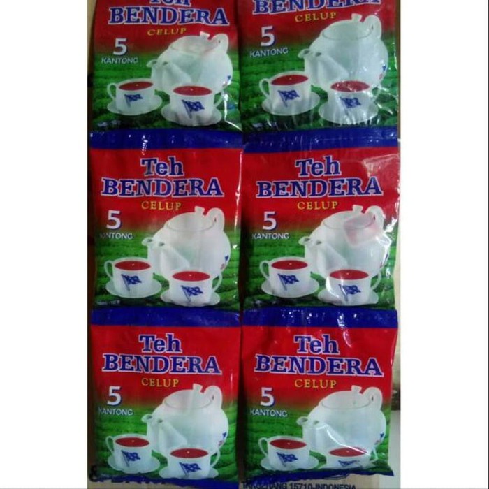 

Teh Bendera Sachet 1pak (4 renceng 1 renceng = 6 pcs