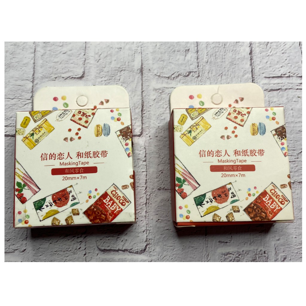 

Card Lover Masking Tape - Snacks