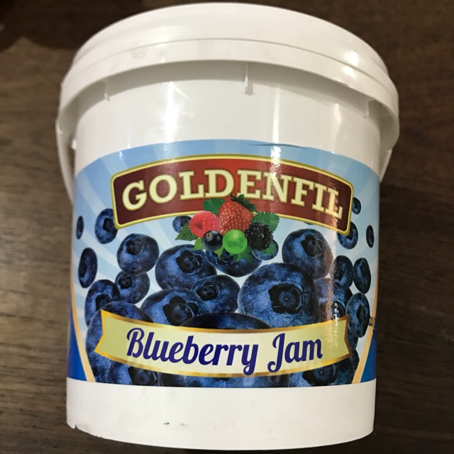 Selai Goldenfil Blueberry Jam 1kg - Gosend/Grab Only!! !!