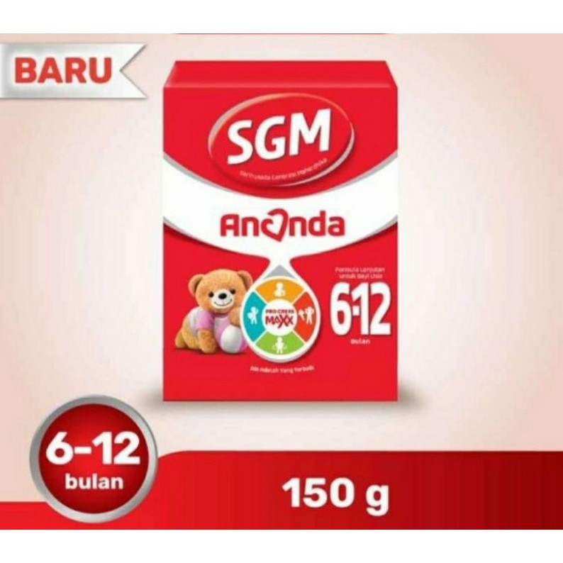 SGM Ananda 2 150 gr Susu Formula Bayi 6-12 Bulan