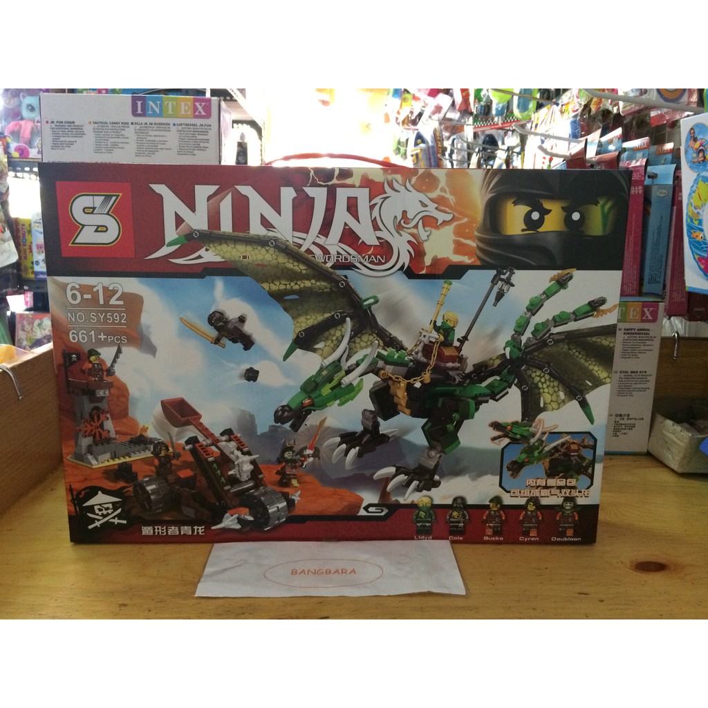 Brick Lego SY 592 Ninja 661Pcs