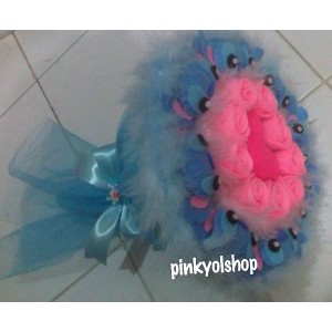 

Kado Valentine Buket Stitch Love With Coklat Valentine