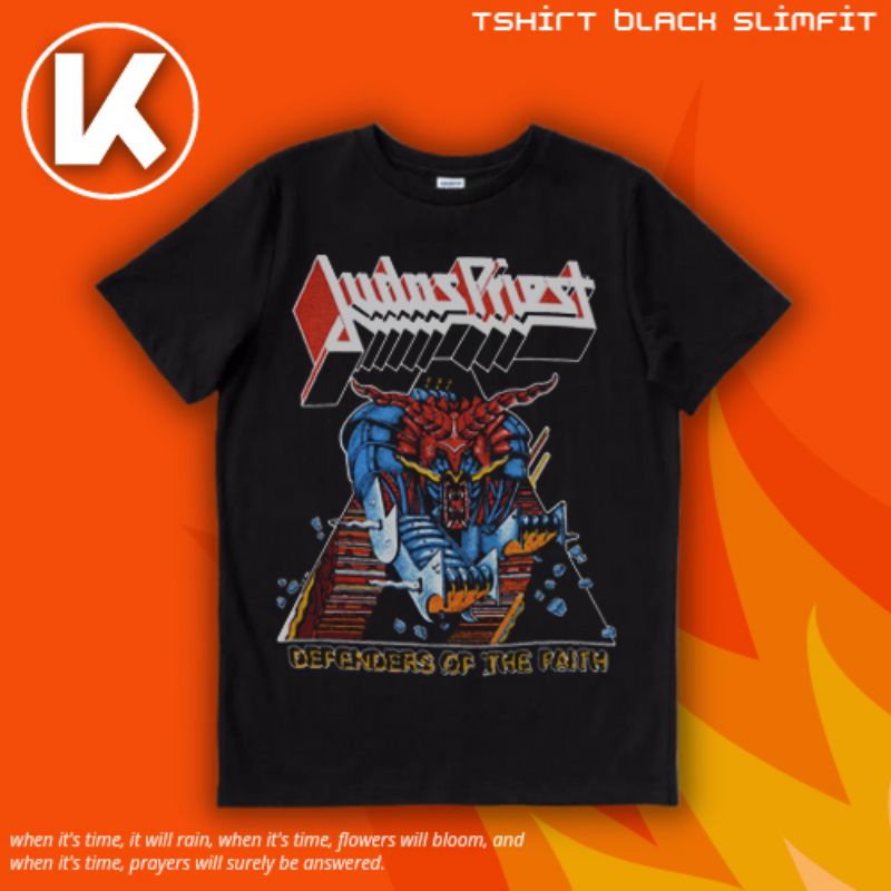 KAOS BAND JUDAS PRIEST DEFENDERS OF THE FAITH | KAOS | T SHIRT | JUDAS PRIEST