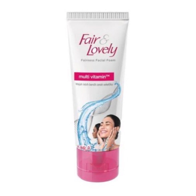 50 &amp; 100gram ] fair and lovely facial foam - cuci muka fair and lovely