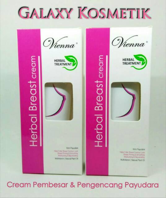 Cream Pembesar Payudara Vienna Breast Cream Original Bpom Herbal Shopee Indonesia