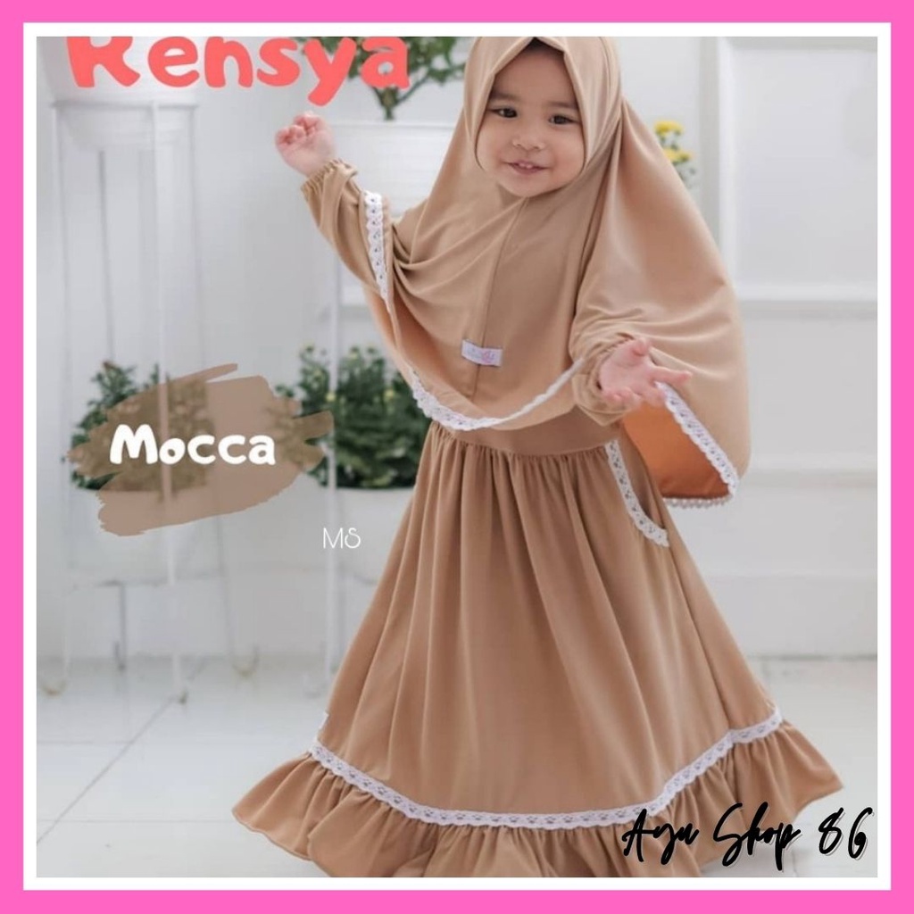Baju Gamis Anak Syari List Renda Rensya Kid Anak Muslim Perempuan Usia 2 3 4 Tahun Terlaris Murah Mo