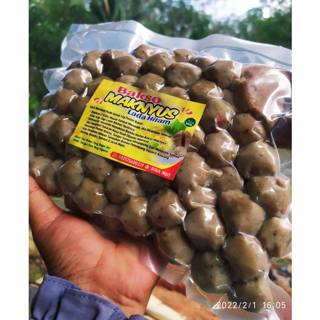 

Bakso kecil Kiloan/ Bakso Maknyus Lada Hitam