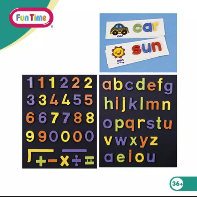 Funtime Magnetic Letters and Numbers