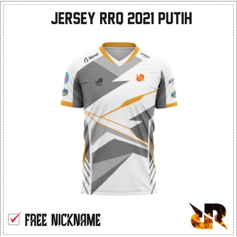 JERSEY RRQ 2021 FREE NICKNAME / JERSEY RRQ ESPORT TERBARU GAMING