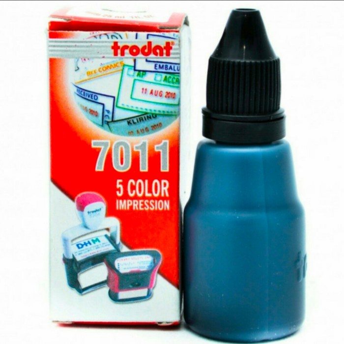 

Tinta Stempel TRODAT 7011 (Hitam,Merah,Biru,Hijau,Ungu)