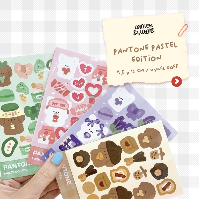 PANTONE PASTEL EDITION STICKER SET