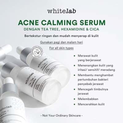 [FREE GIFT] WHITELAB ACNE CALMING SERUM &amp; BRIGHTENING FACE SERUM 20 ML