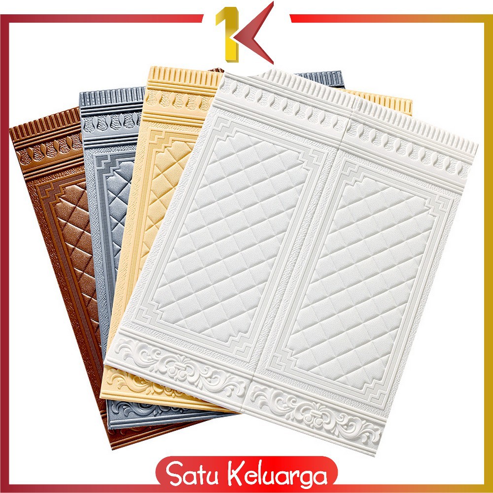 SK-C217 - C224 Wallpaper 3D Foam Motif / Wallfoam Sticker Dinding Kamar / Walpaper Dinding Bata-5
